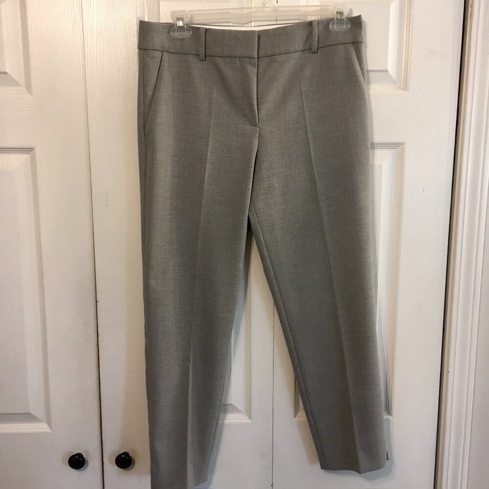 Talbots Hampshire Grey Ankle Pants NWOT